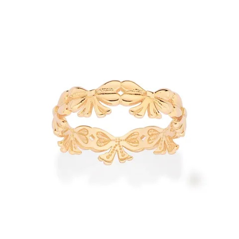 ANEL LAÇOS BANHADO A OURO 18K 5135491