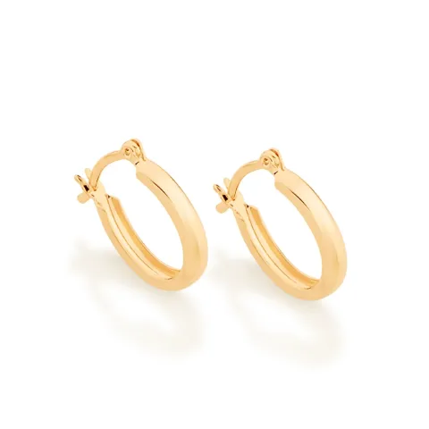 BRINCO ARGOLA BANHADO A OURO 18K - TAM.ÚNICO 520902