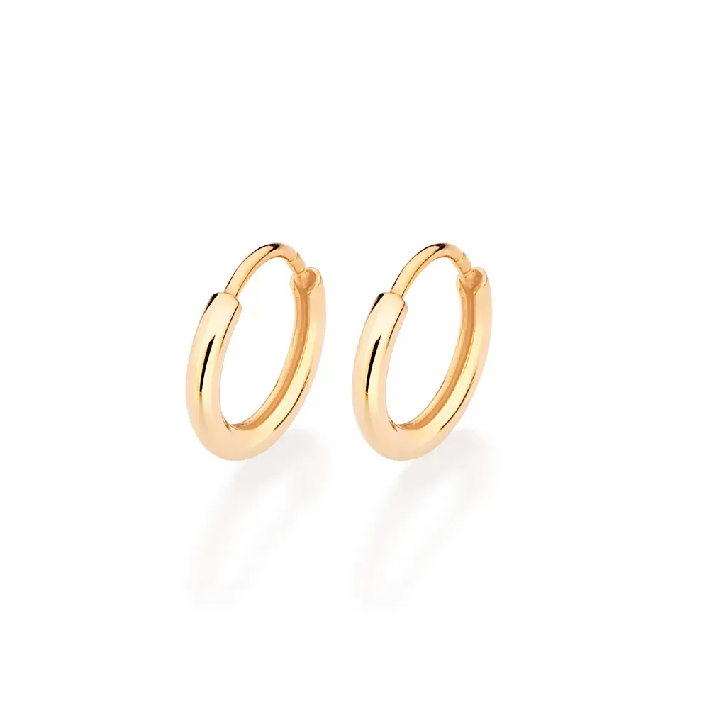 BRINCO ARGOLA BANHADO A OURO 18K - TAM.ÚNICO 527163