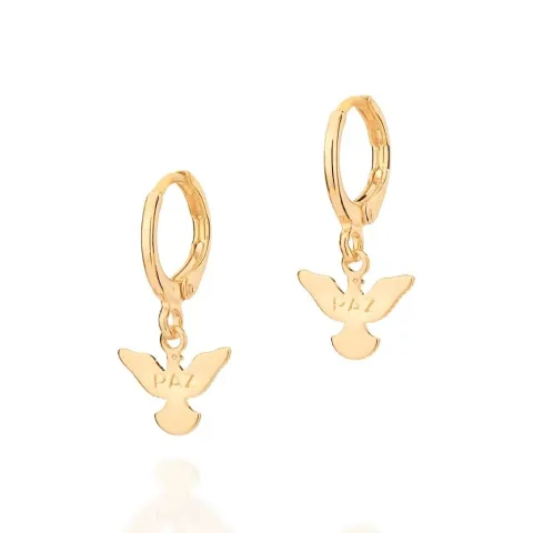 Brinco Argola Espírito Santo Folheado A Ouro - tam.único 527037