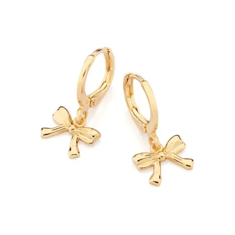 BRINCO ARGOLA LAÇO BANHADO A OURO 18K - TAM.ÚNICO 527400