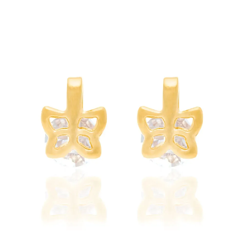 BRINCO BANHADO A OURO 18K COM CRISTAIS - TAM.ÚNICO 525132
