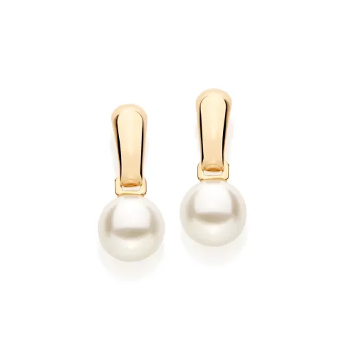 BRINCO BANHADO A OURO 18K COM PÉROLAS SINTÉTICAS - TAM.ÚNICO 522093