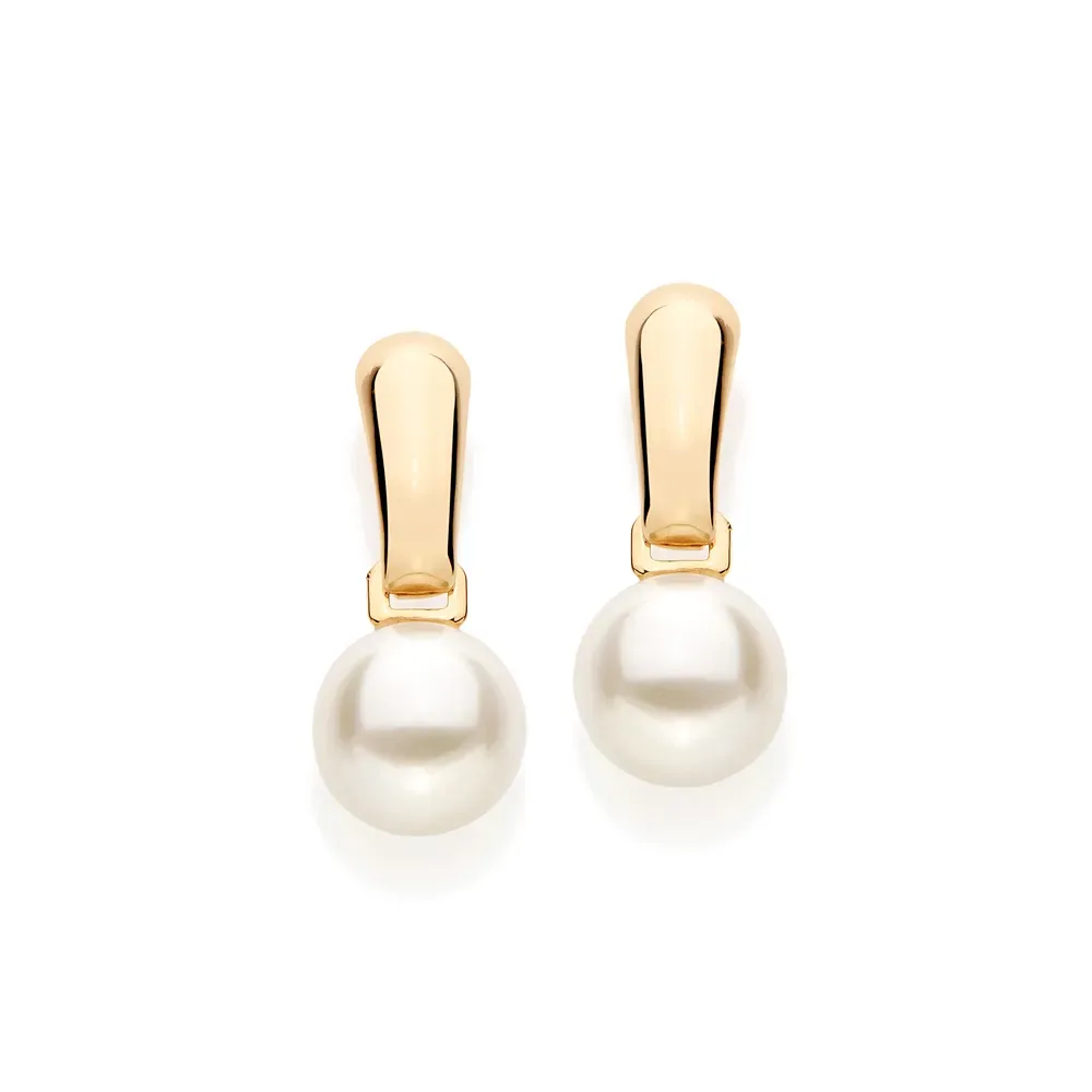 BRINCO BANHADO A OURO 18K COM PÉROLAS SINTÉTICAS - TAM.ÚNICO 522093