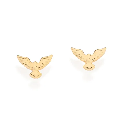 Brinco espírito santo folheado a ouro 18k - 527249