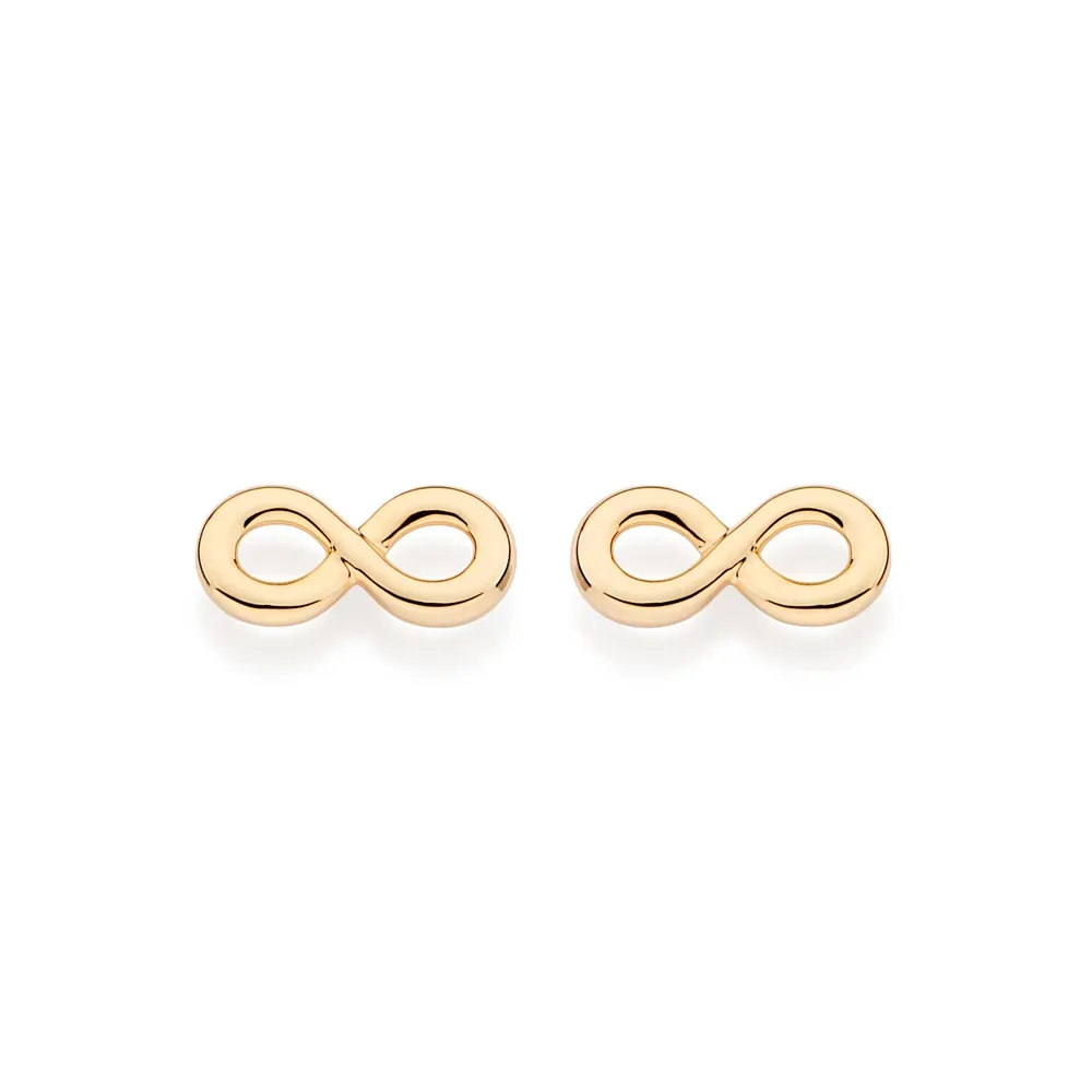 BRINCO INFINITO BANHADO A OURO 18K - TAM.ÚNICO 527444