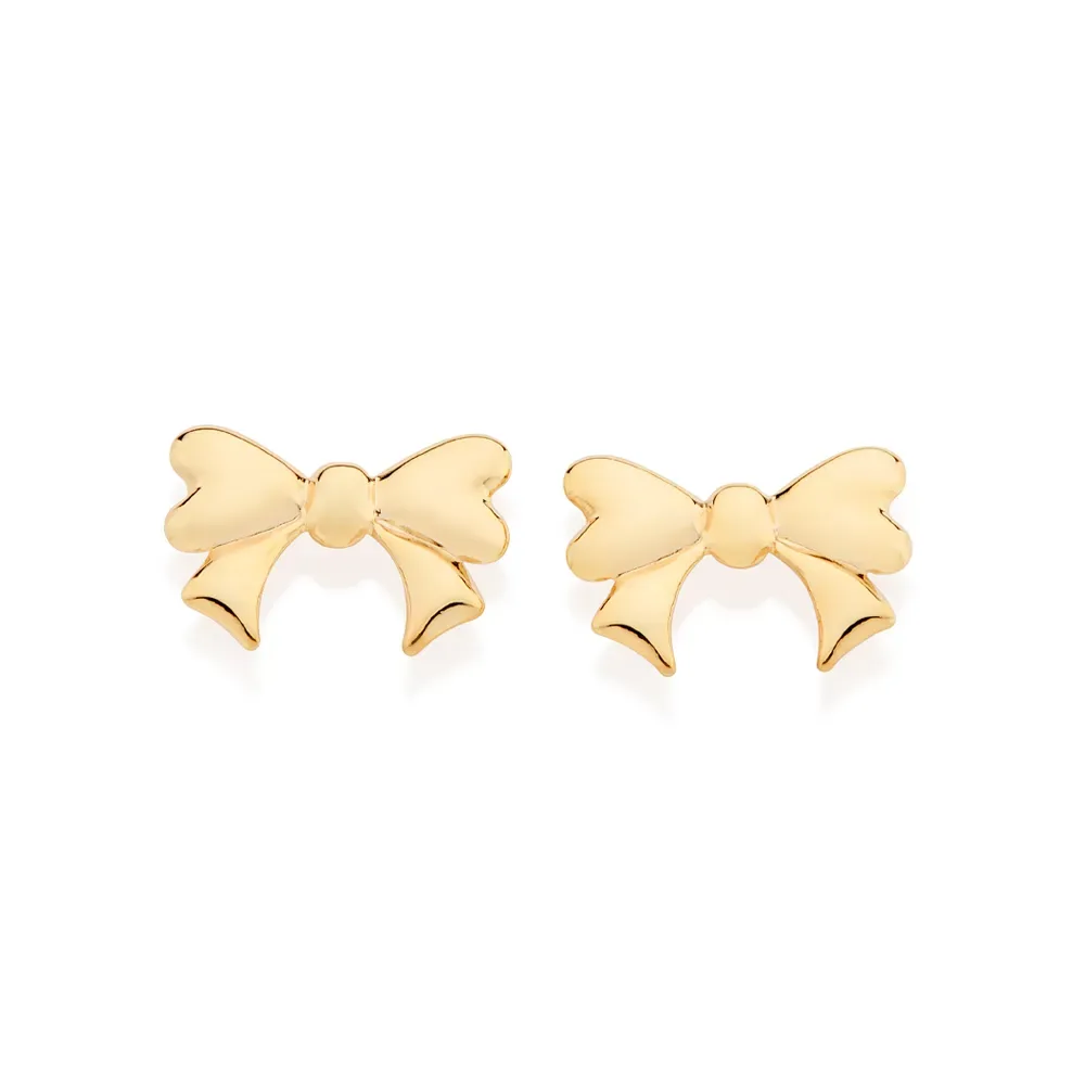 BRINCO LAÇO BANHADO A OURO 18K - TAM.ÚNICO 527259