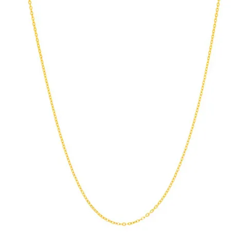 CORDÃO BANHADO A OURO 18K FIO CADEADO BATIDO - TAM.50 530308