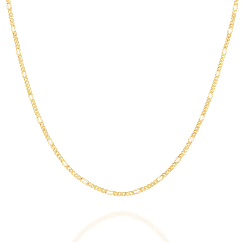 CORDÃO BANHADO A OURO 18K - TAM.60 530072