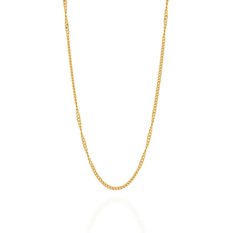 GARGANTILHA BANHADA A OURO 18K FIO GRUMET - TAM.42 530694