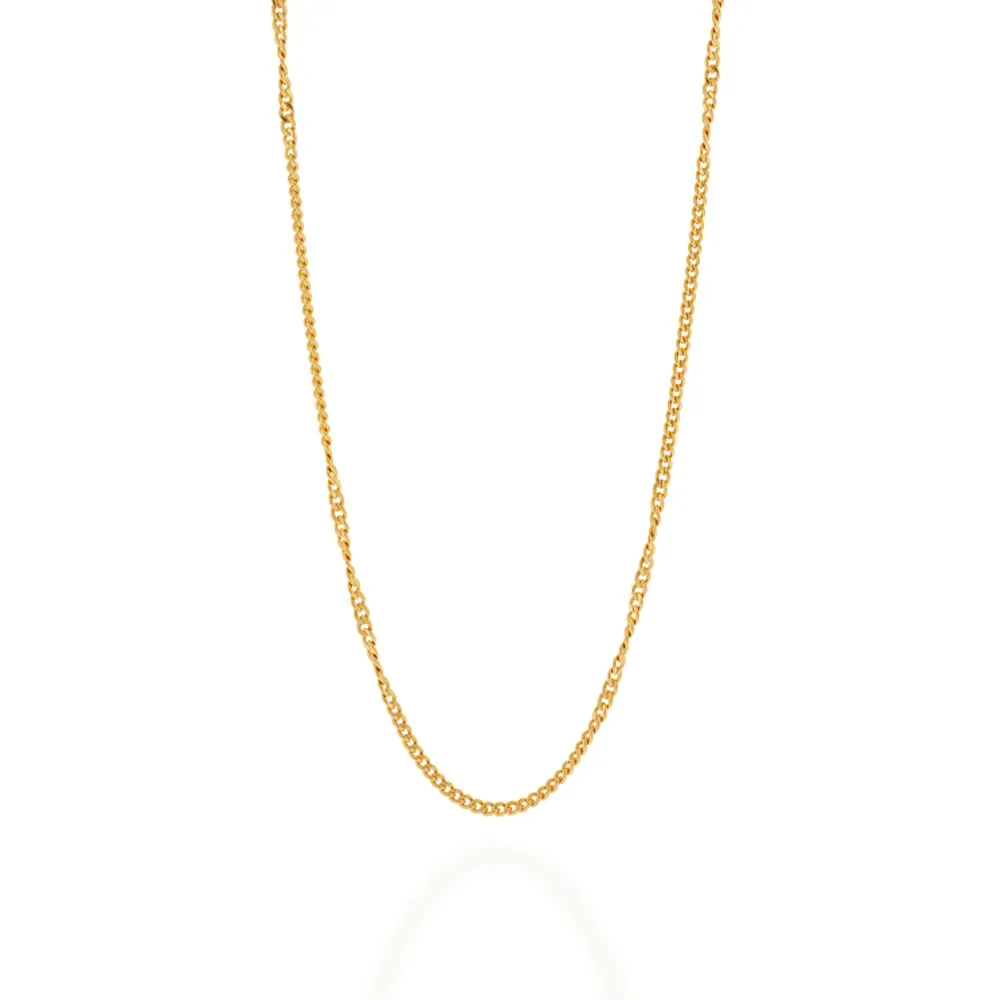 GARGANTILHA BANHADA A OURO 18K FIO GRUMET - TAM.42 530694
