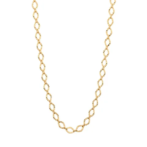 GARGANTILHA BANHADA A OURO 18K FIO LOSANGO - TAM.42 531468