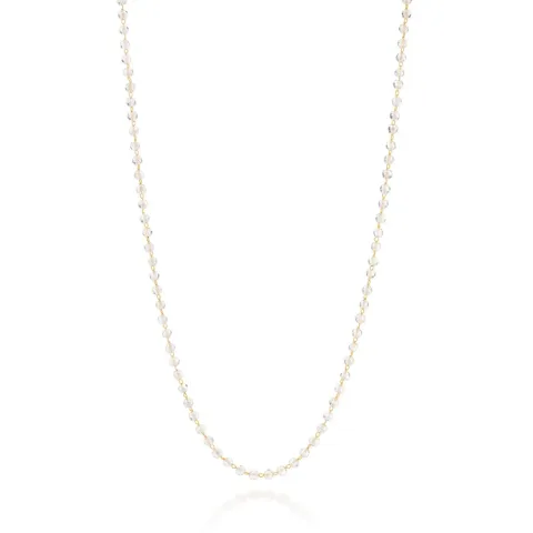GARGANTILHA COM CRISTAIS BANHADA A OURO 18K - TAM.45 532110