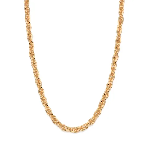 Gargantilha Grossa Folheada a Ouro 18k - Tam.45cm 532504