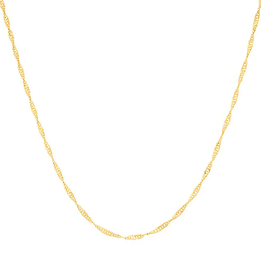 GARGANTILHA SINGAPURA BANHADA A OURO 18K - 530590