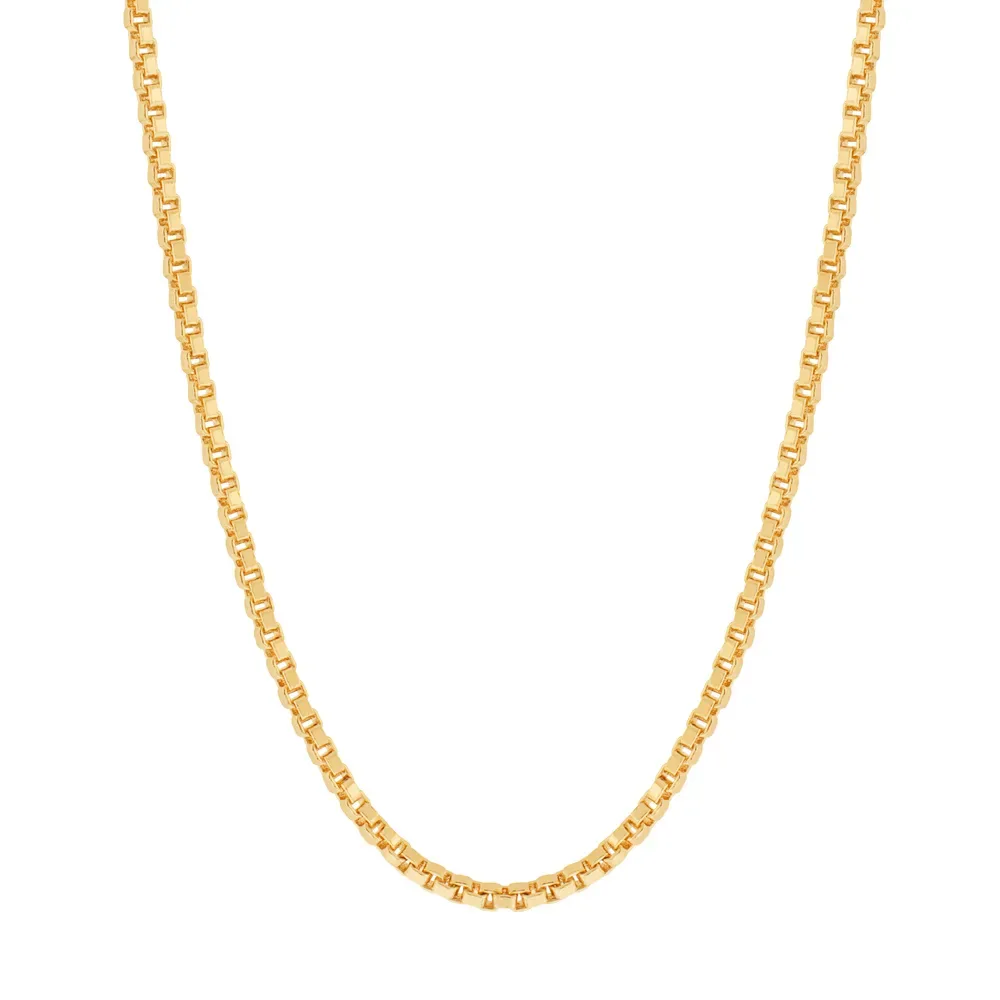 GARGANTILHA VENEZIANA BANHADA A OURO 18K - TAM.42 531310