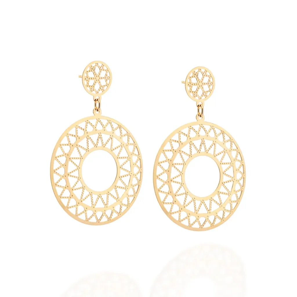 Maxi Brinco Banhado A Ouro 18k - tam.único 527277