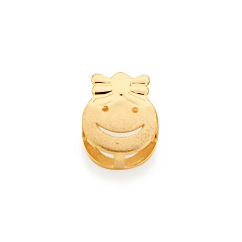 PINGENTE BANHADO A OURO 18K MENINA - TAM.ÚNICO 540684