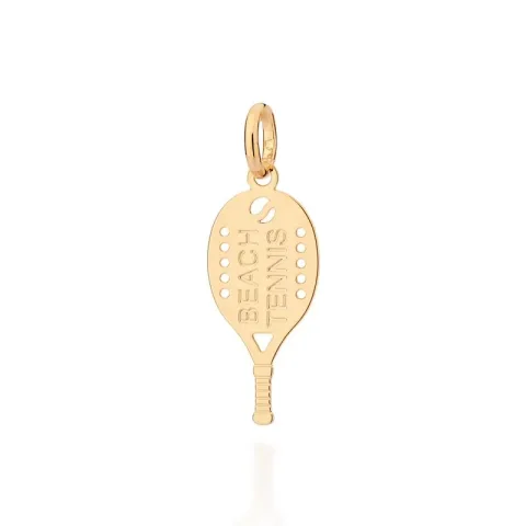 Pingente beach tennis folheado a ouro 18k - 542776