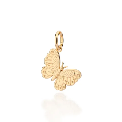 PINGENTE BORBOLETA BANHADO A OURO 18K - TAM.ÚNICO 542852