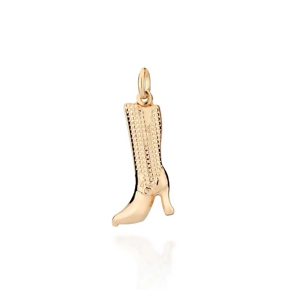 PINGENTE BOTA BANHADO A OURO 18K - TAM.ÚNICO 542831