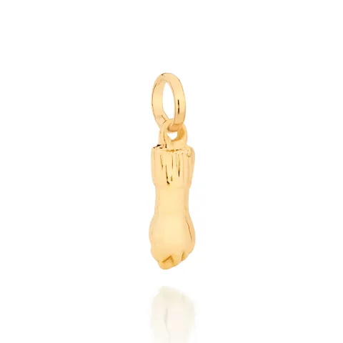 PINGENTE FIGA BANHADO A OURO 18K - TAM.ÚNICO 540977