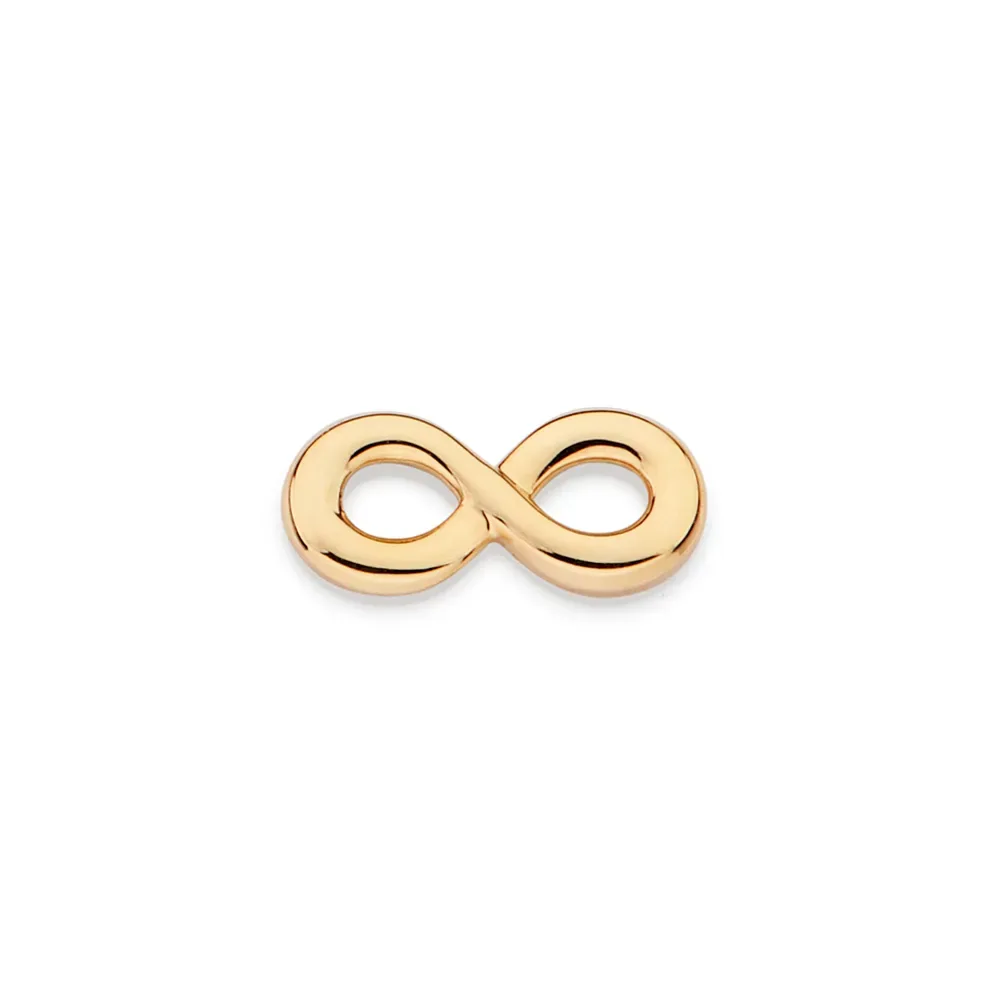 PINGENTE FLUTUANTE INFINITO BANHADO A OURO 18K - TAM.ÚNICO 542902