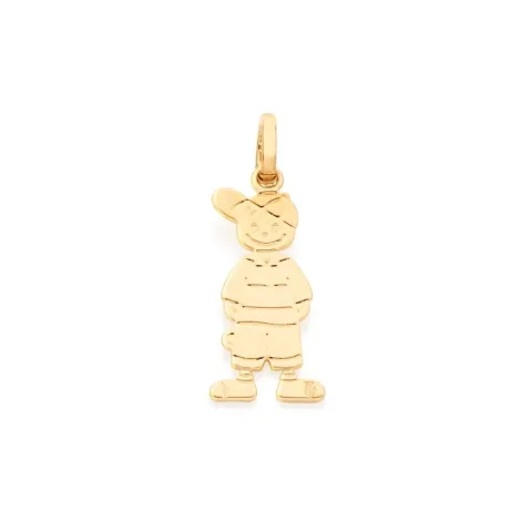 Pingente Folheado A Ouro Menino - tam.único 540860