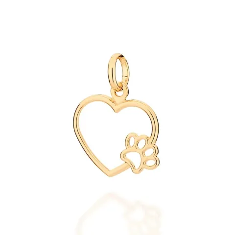 Pingente Mãe De Pet Folheado A Ouro - tam.único 542696