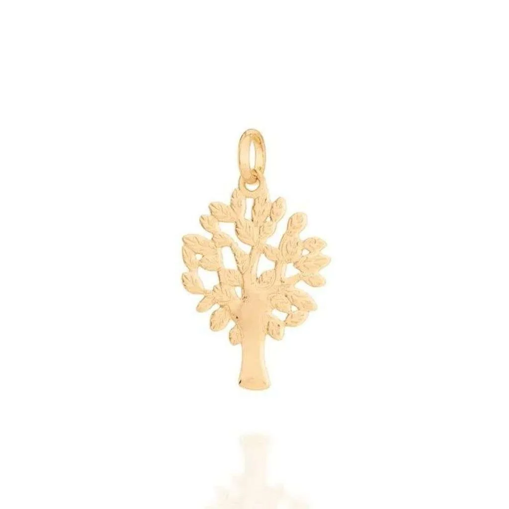 Pingente Rommanel Arvore Da Vida Banhado Ouro 18K 542247