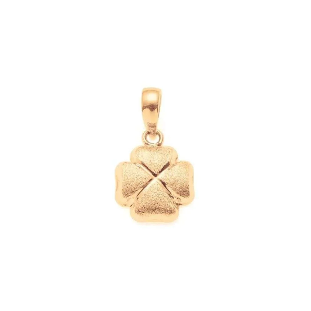 Pingente Rommanel Trevo Da Sorte Banhado Ouro 18K 540262
