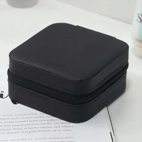 Porta Joias Multi Função / Caixa De Armazenamento Preta