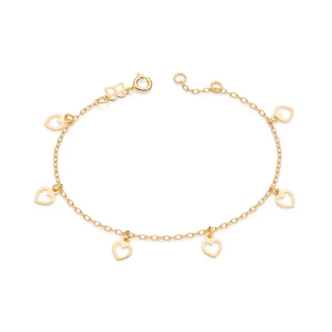 PULSEIRA BANHADA A OURO 18K TAM 19