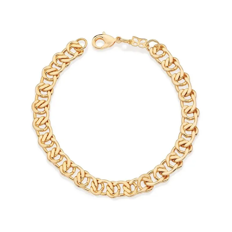 PULSEIRA BANHADA A OURO 18K - TAM.20 552177