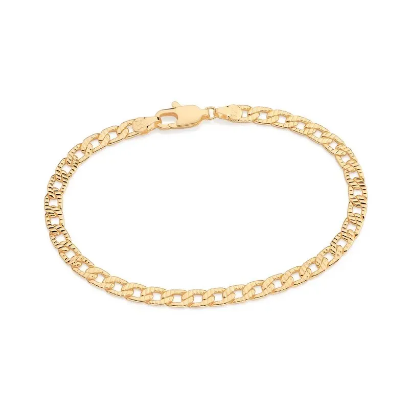 Pulseira Groumet Folheada a Ouro 18k 552128