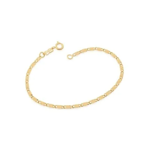 Pulseira Rommanel Banhado Ouro Fio Diamantado 550458 Tam 18
