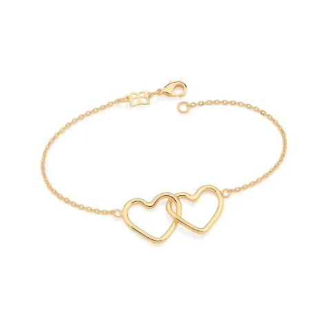 Pulseira Rommanel Corações Entrelaçados - 551713