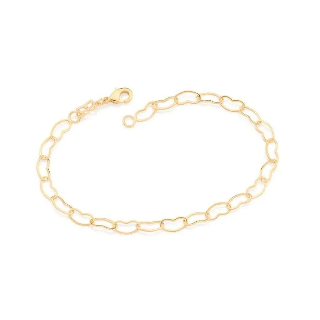 Pulseira Rommanel Elos Corações - 550683